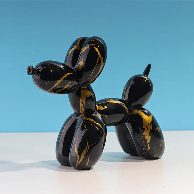 Charming balloon dog statue